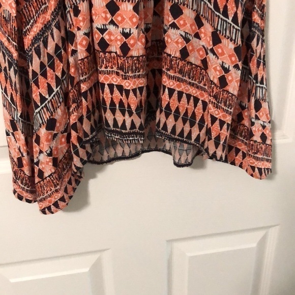 Volcom Black and Orange Flowy Dress Size Extra Small - Picture 9 of 9